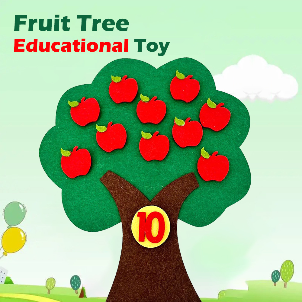 Kids Education Number - Jouet Montessori d'apprentissage des fruits et