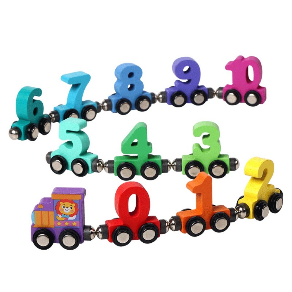 Kids Education Number - 1 ensemble de jouets de train