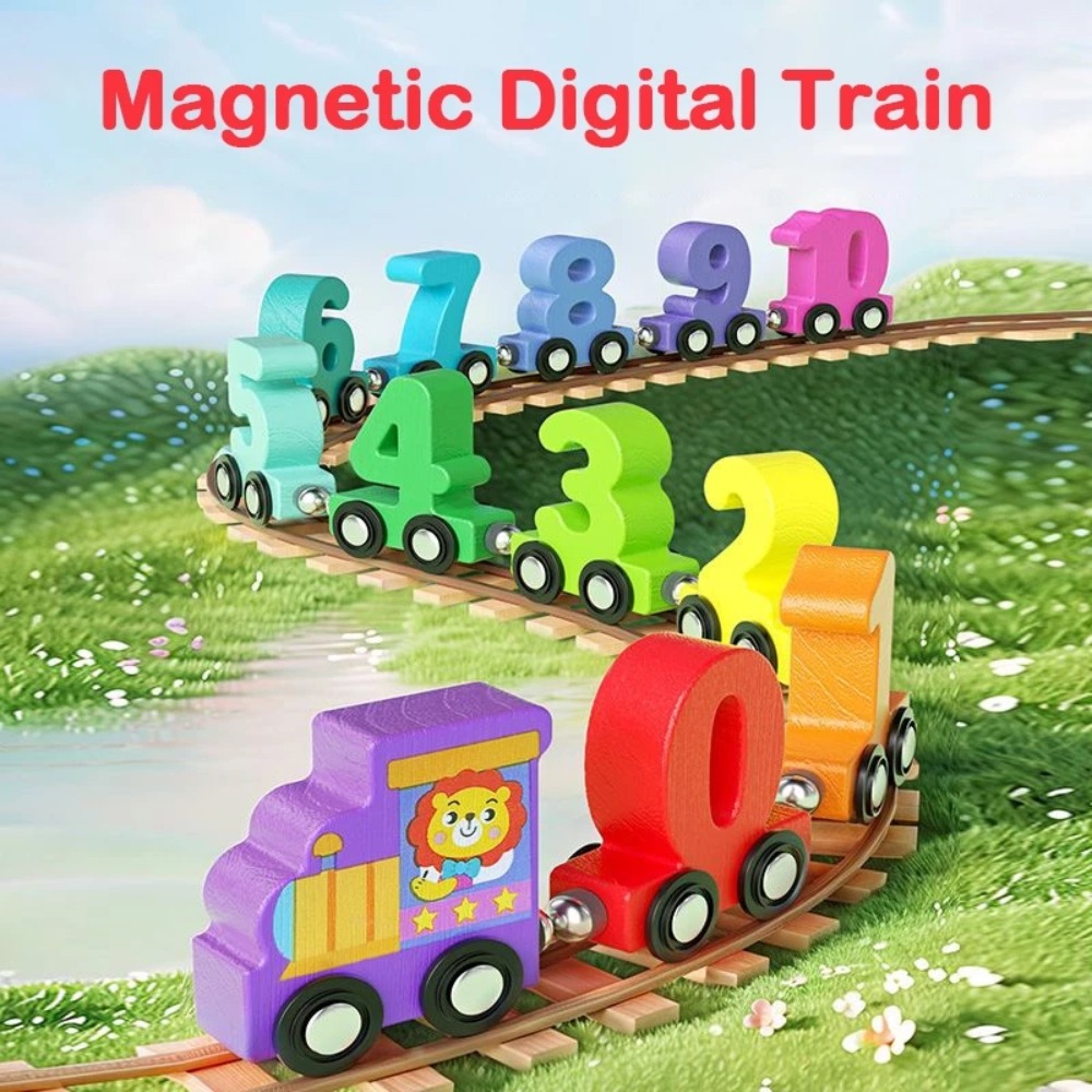 Kids Education Number - 1 ensemble de jouets de train