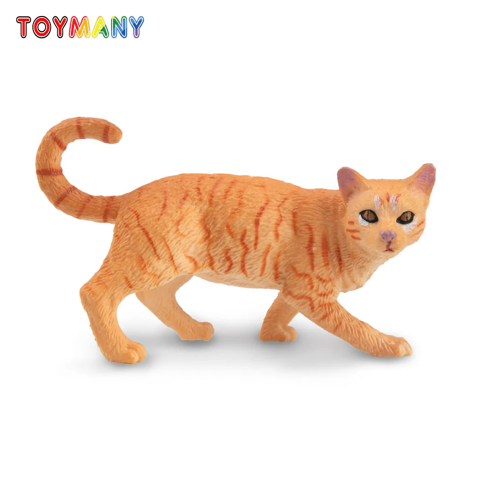 Kids First Education - Toymany Simulation striding Orange Tabby chat