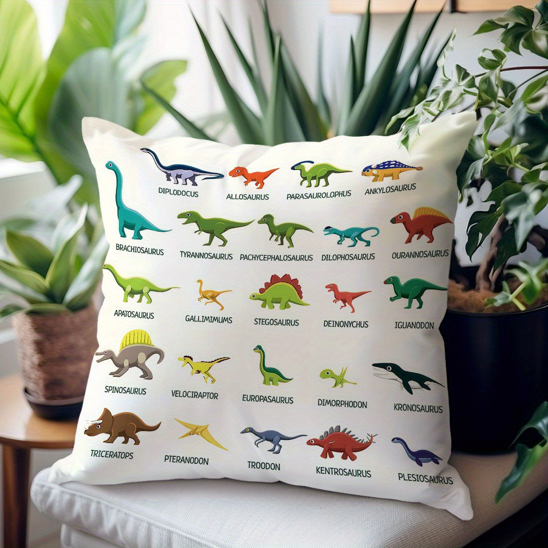 Kids Education Name - 1 housse de coussin éducative sur