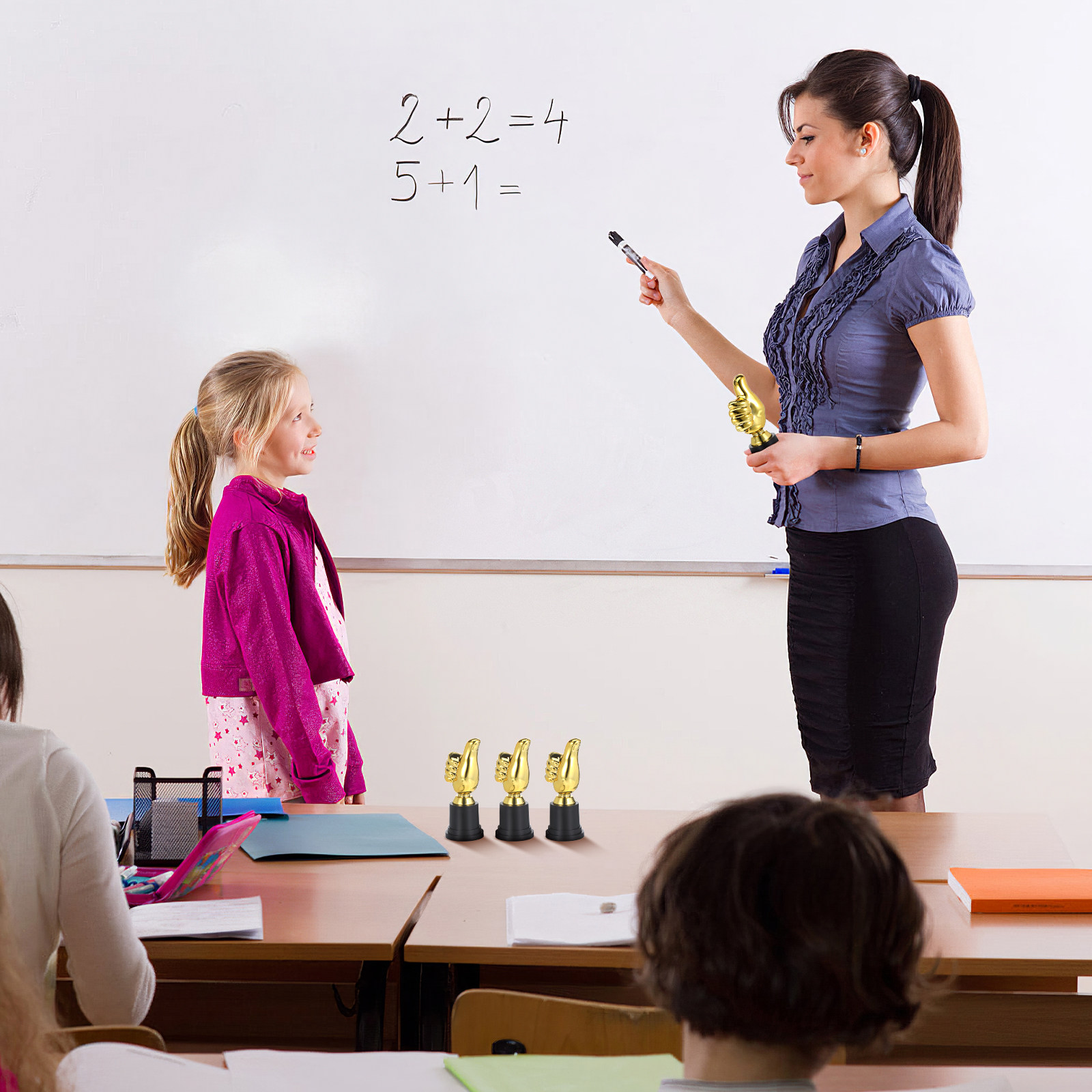 6 pièces, trophée en forme de  - Kids Education Motivation avis et prix