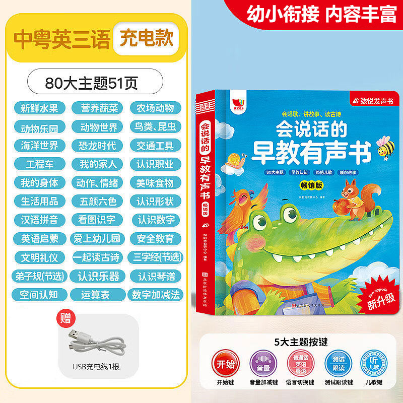 Livre sonore interactif de com - Kids Education Rhymes avis et prix