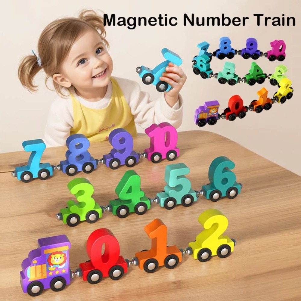 1 ensemble de jouets de train  - Kids Education Number avis et prix