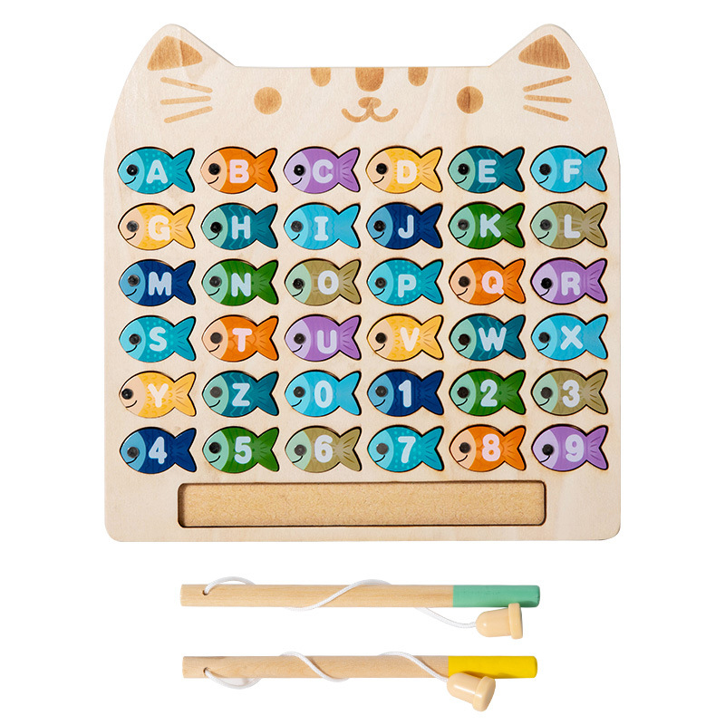 Jeu de pêche magnétique en boi - Abc Kids Early Education avis et prix