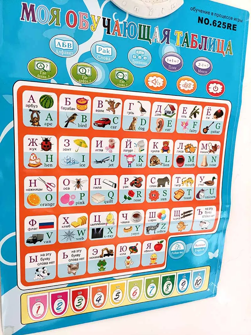 Affiche sonore de l'alphabet A - Abc Kids Early Education avis et prix