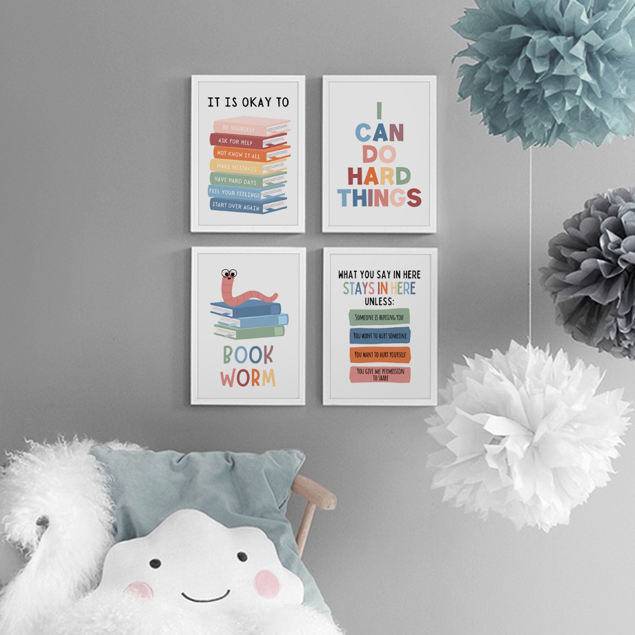 Affiches et impressions murale - Kids Education Motivation avis et prix