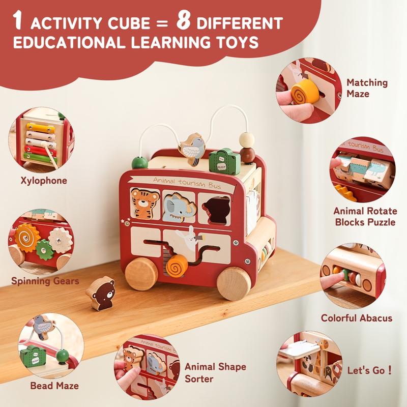 Bus en bois personnalisable av - Kids Education Name avis et prix