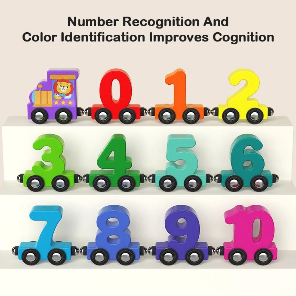 1 ensemble de jouets de train  - Kids Education Number avis et prix