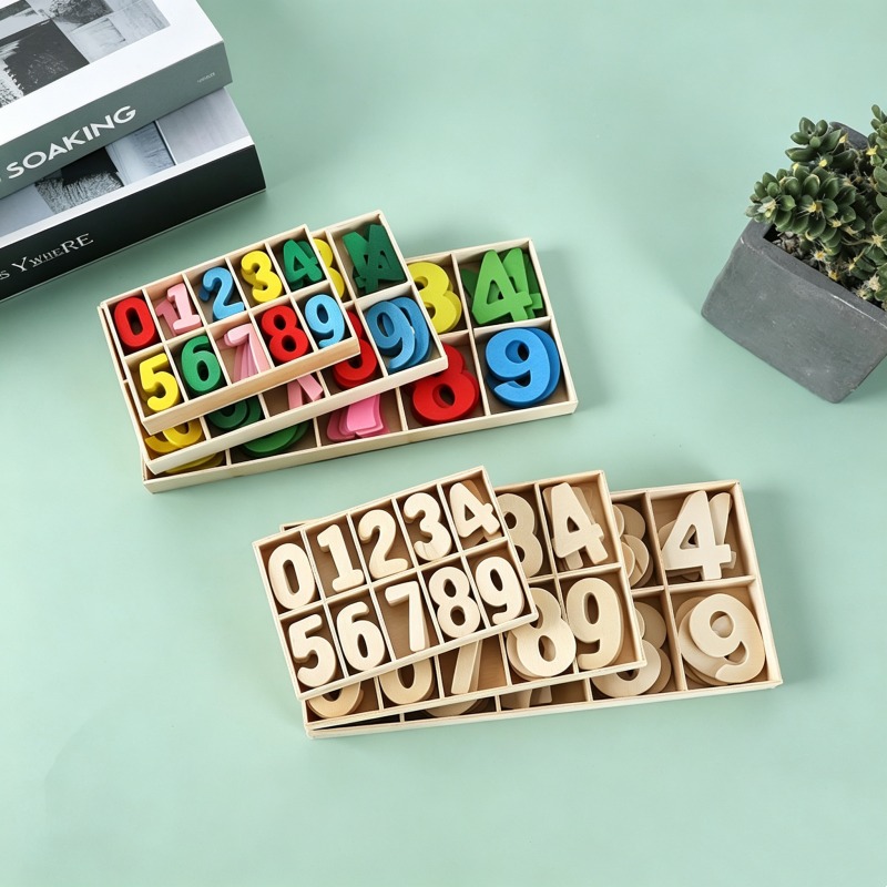 Ensemble de chiffres en bois à - Kids Education Name avis et prix