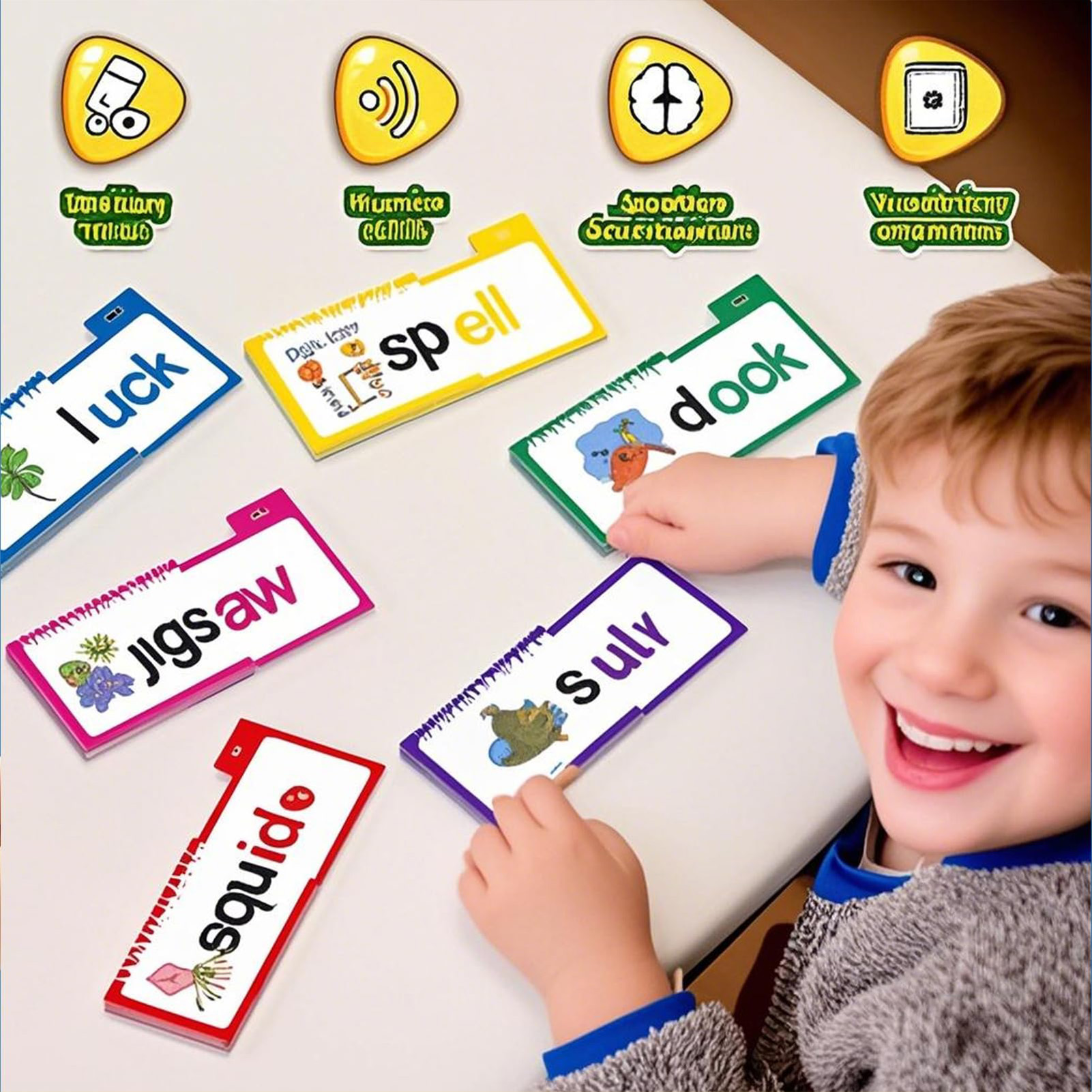 Cartes flash phoniques laminée - Kids Education Rhymes avis et prix