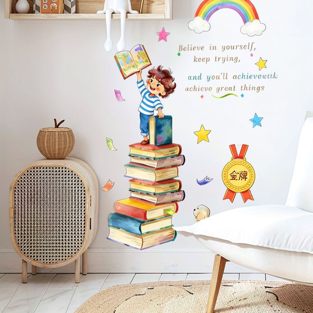 Autocollant mural avec des phr - Kids Education Motivation avis et prix