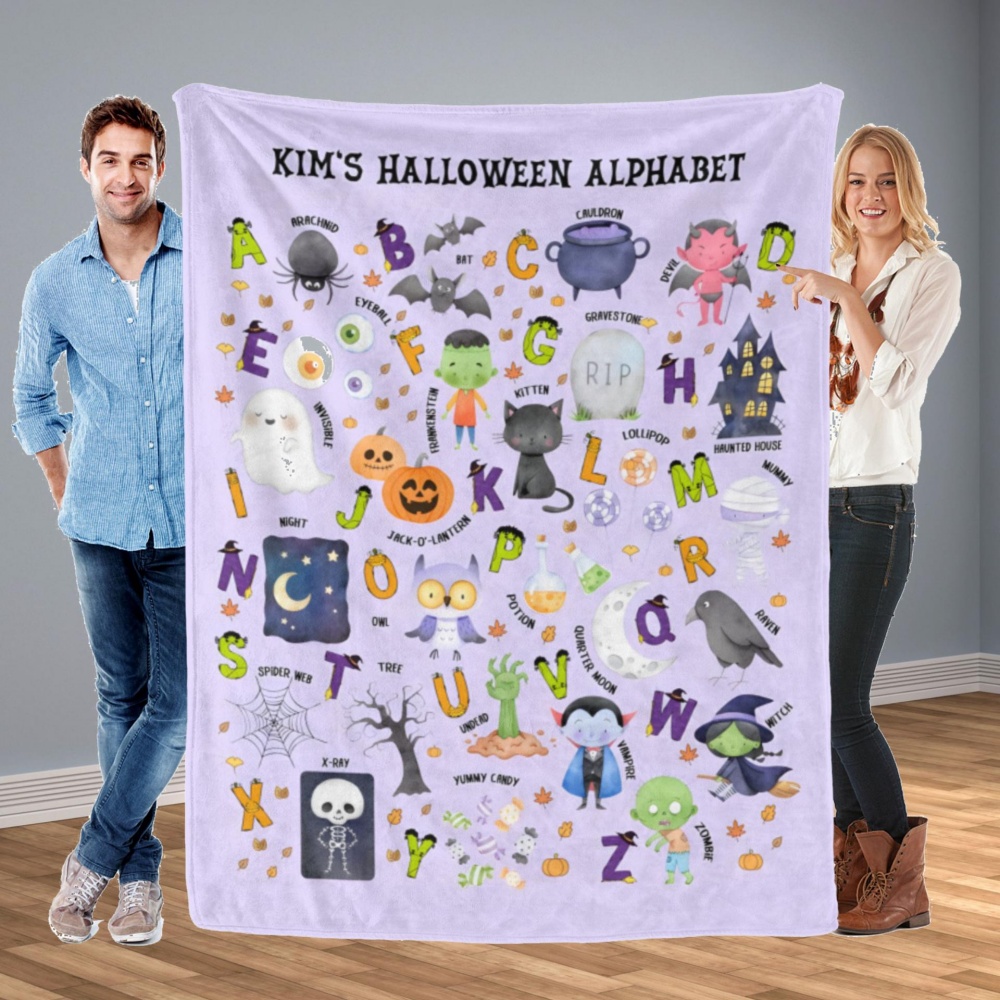 Couverture polaire personnalis - Kids Education Name avis et prix