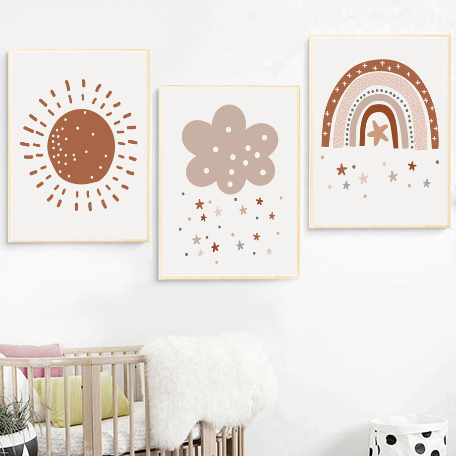 Affiche bohème pour chambre d' - Kids Education Name avis et prix
